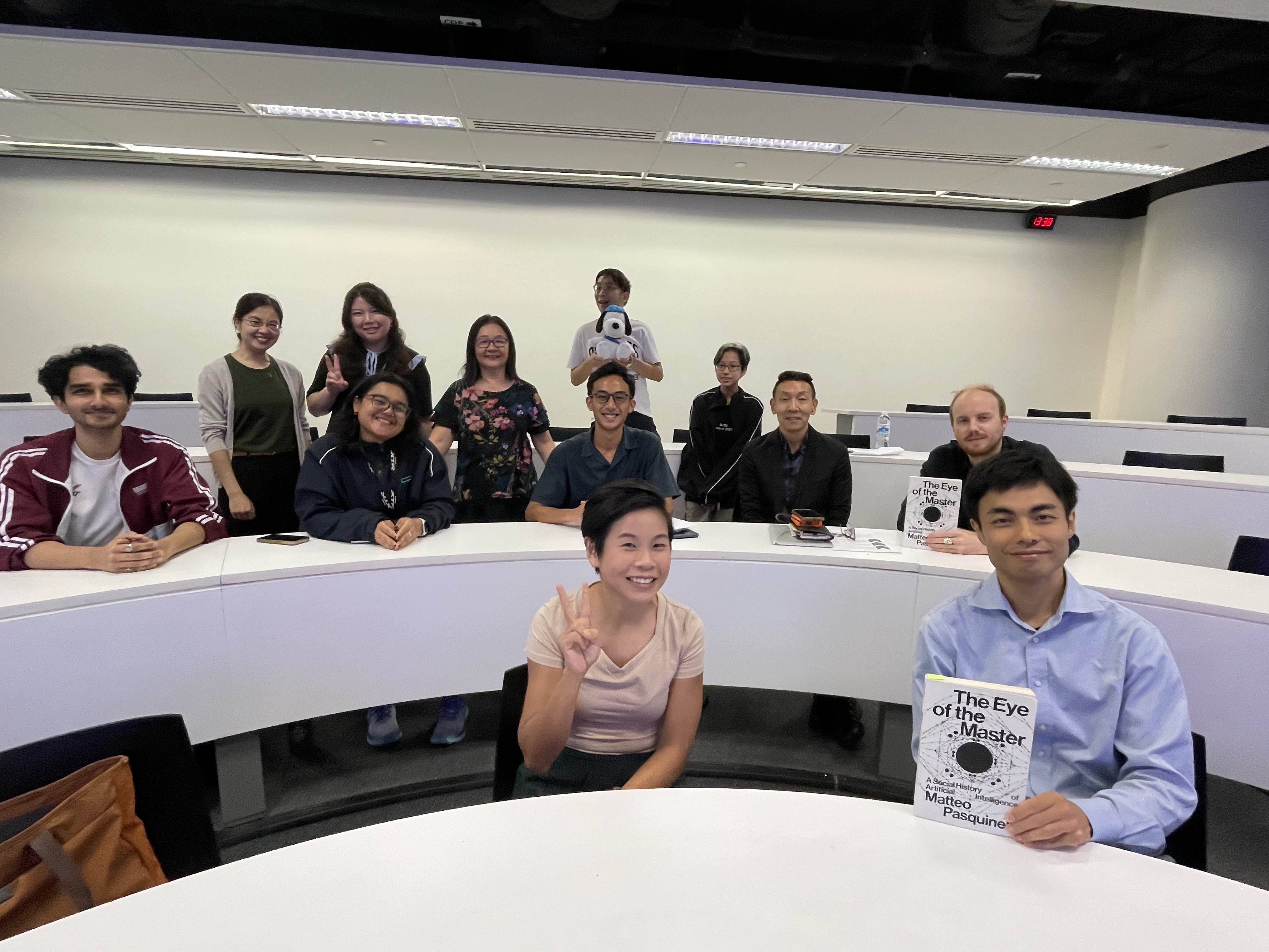 Reading group group photo on February 6th, 2025